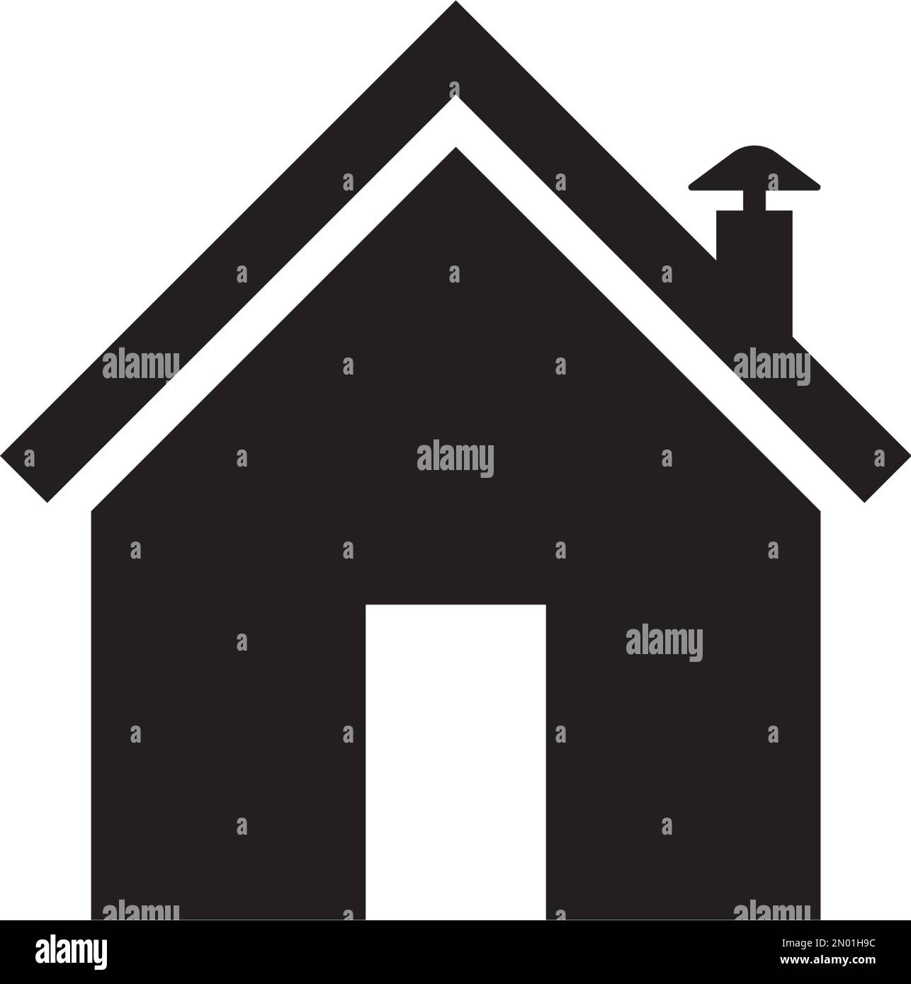 home house cottage icon vector logo design Stock Vector Image & Art - Alamy
