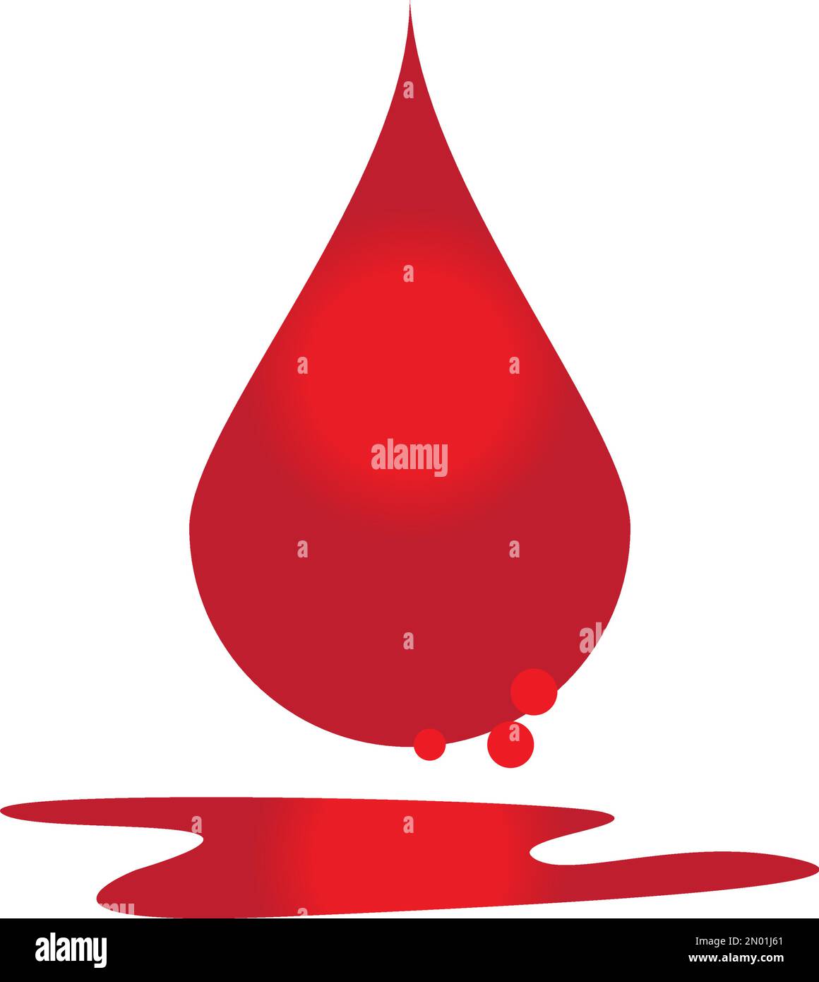 Blood logo vector illustration template design Stock Vector
