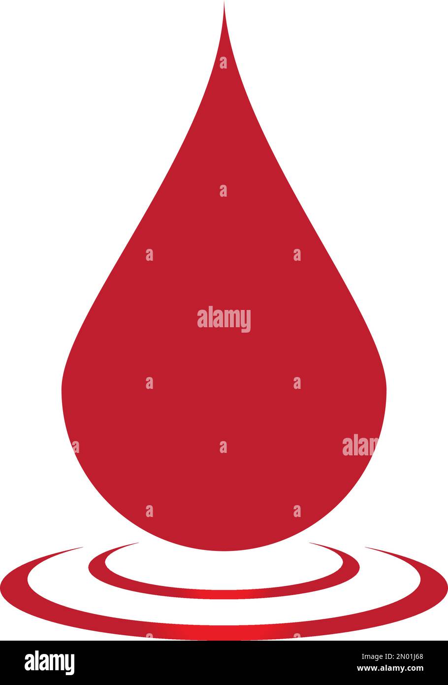 Blood logo vector illustration template design Stock Vector