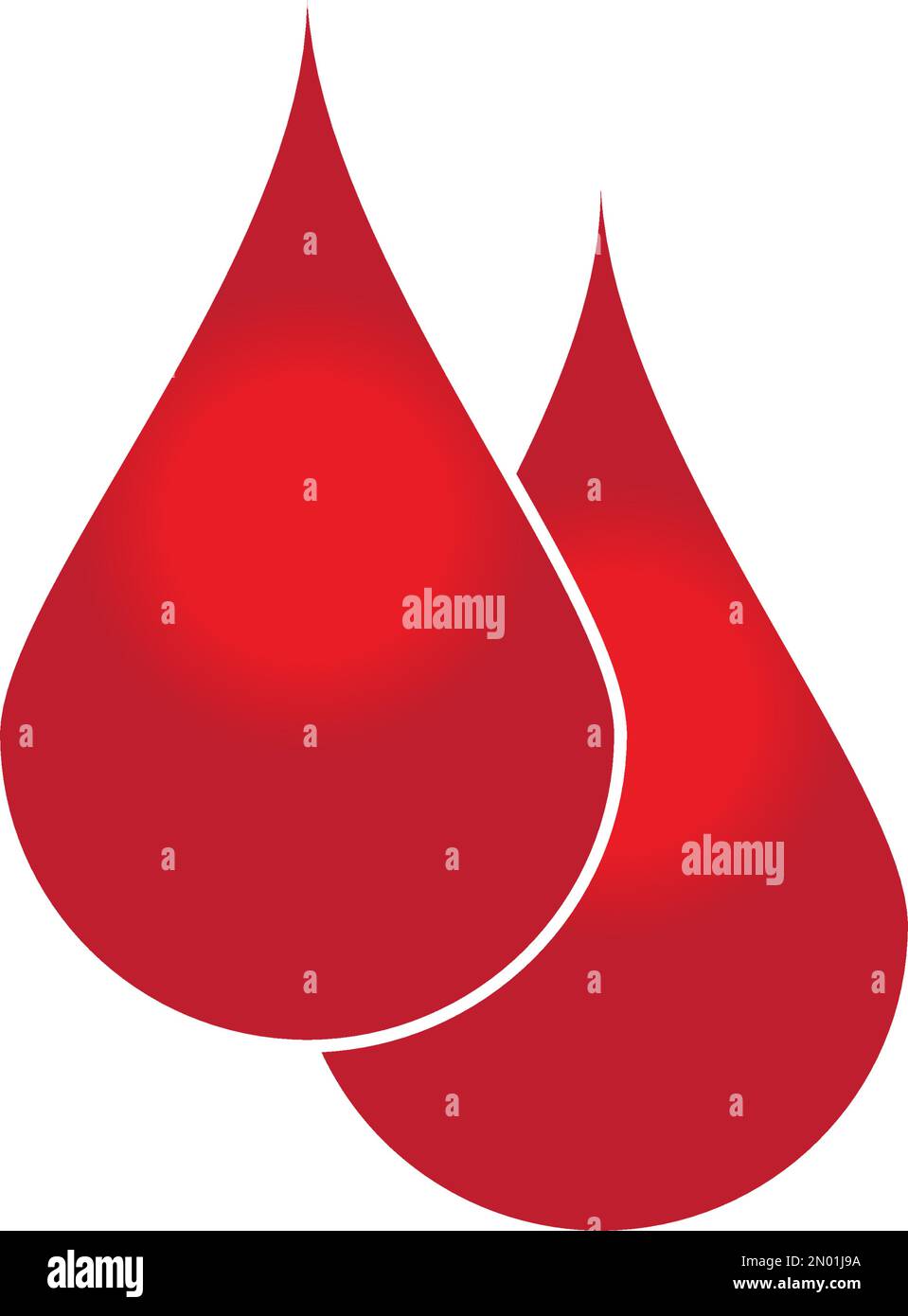 Blood logo vector illustration template design Stock Vector