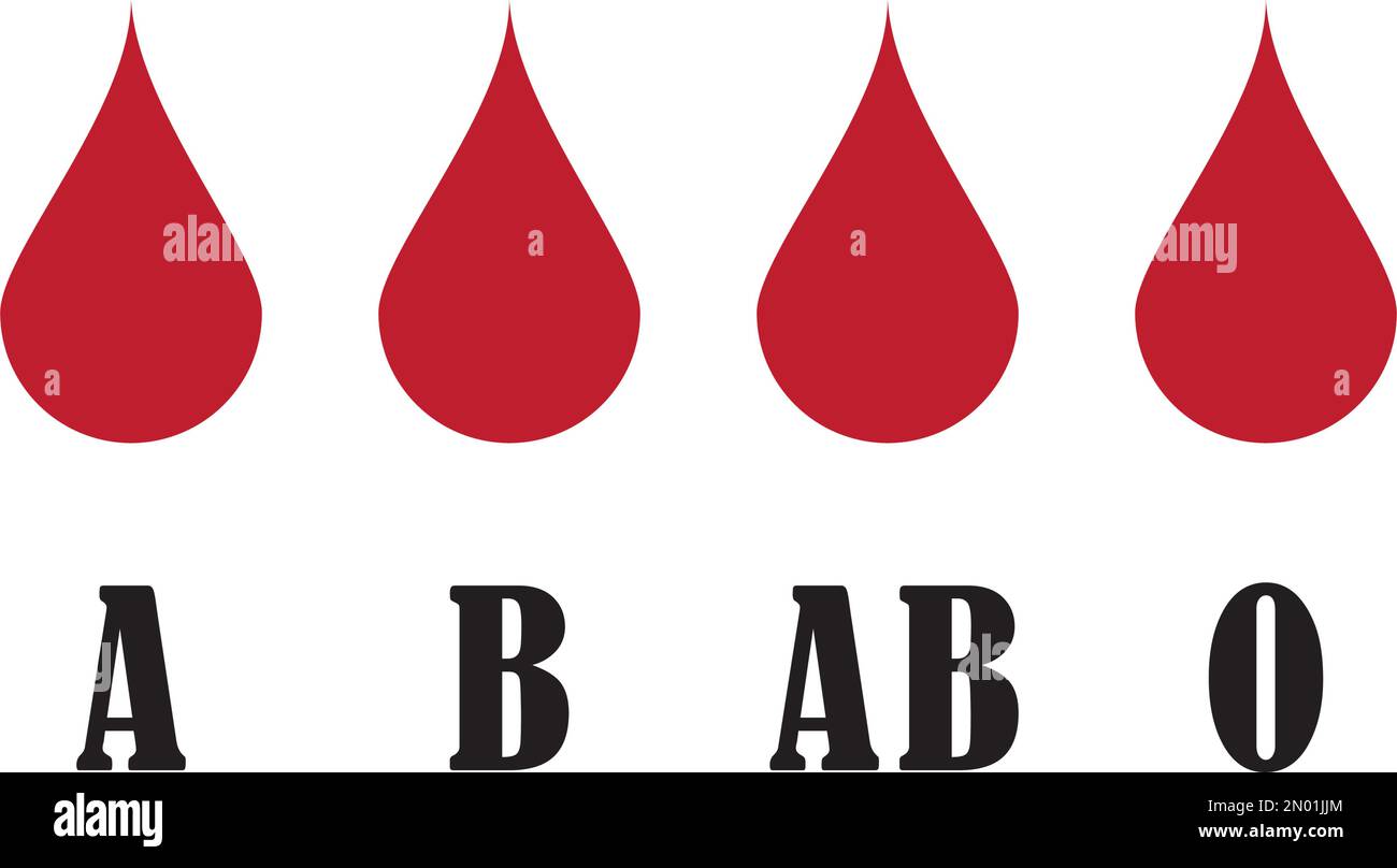 Blood logo vector illustration template design Stock Vector
