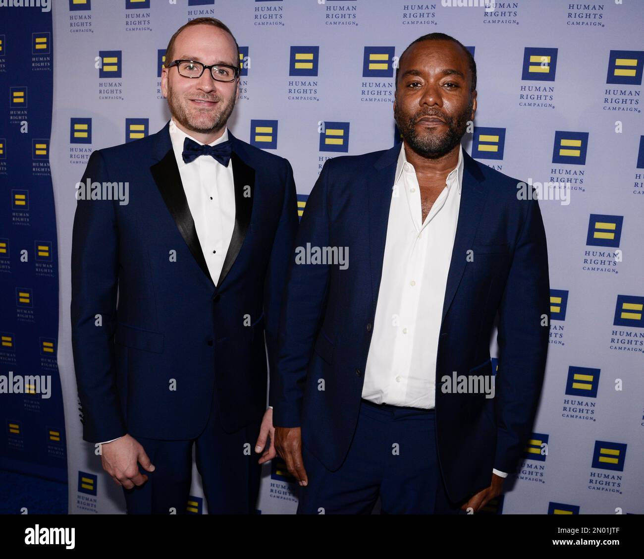 Director Lee Daniels, right, and HRC President Chad Griffin attend the ...