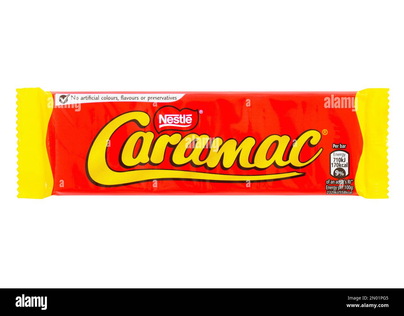 Caramac Chocolate Bar Stock Photo