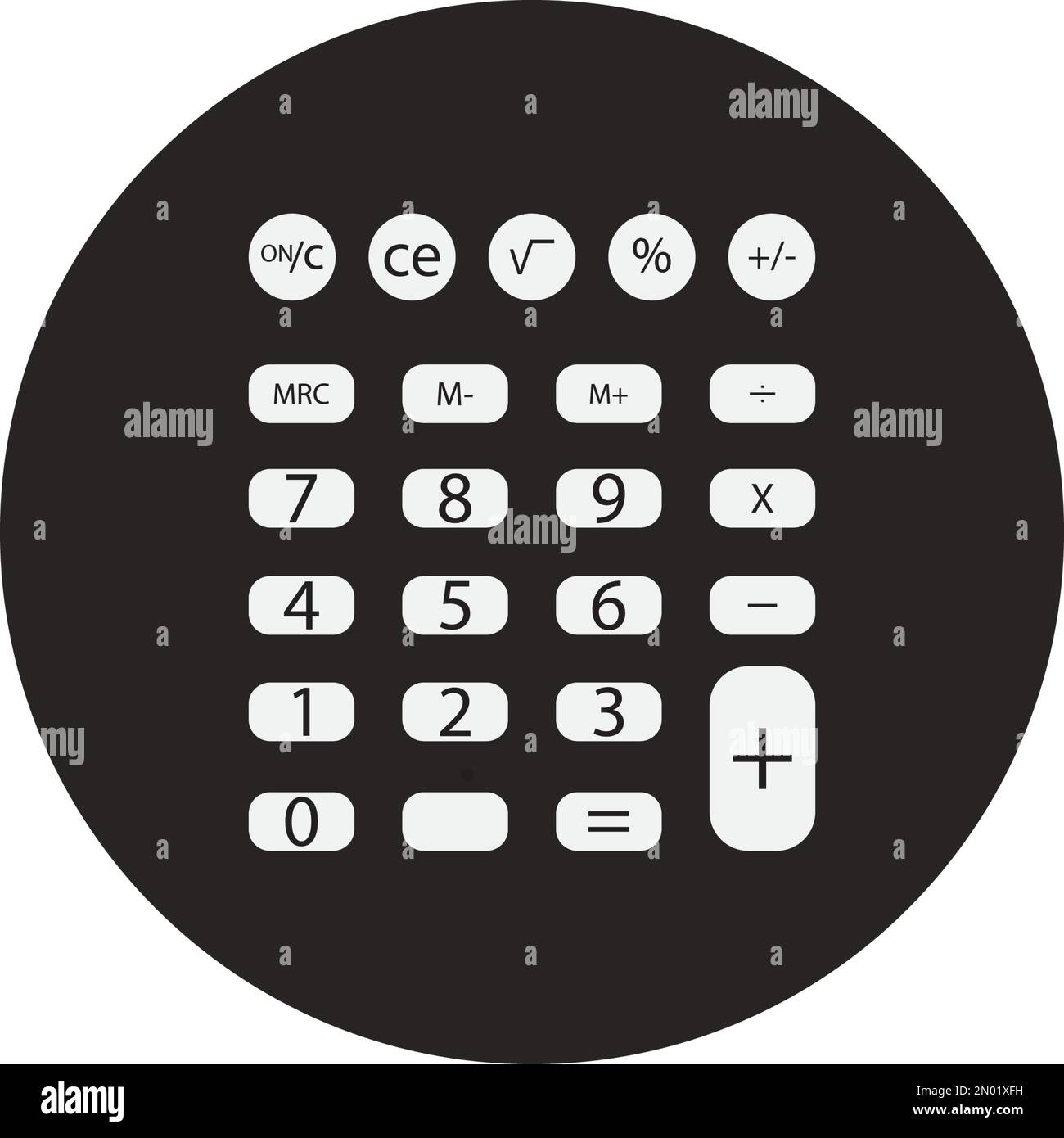 calculator logo vector icon illustration Stock Vector Image & Art - Alamy