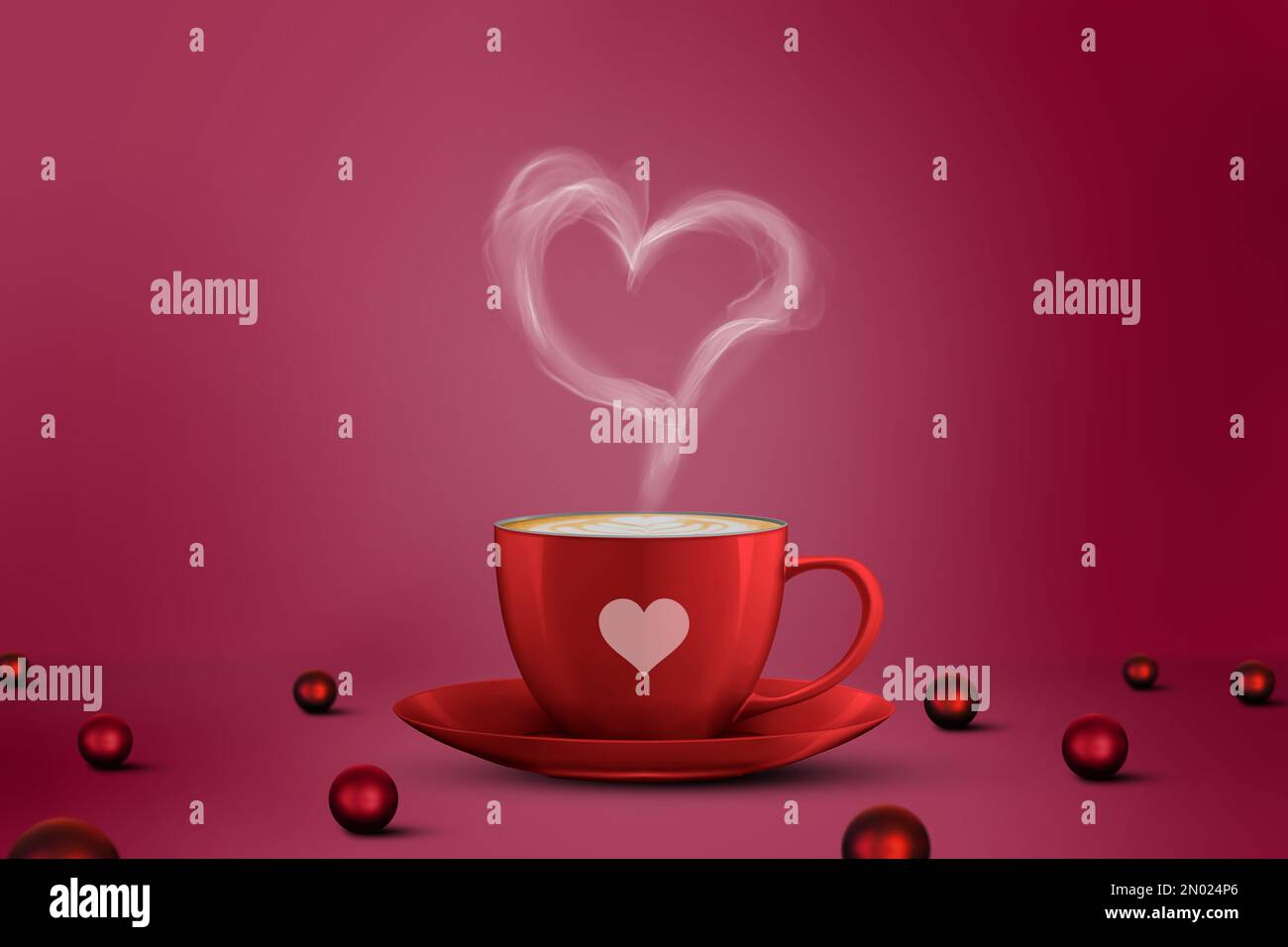 https://c8.alamy.com/comp/2N024P6/valentines-week-special-illustration-idea-heart-shape-of-steaming-coffee-cup-empty-space-2N024P6.jpg