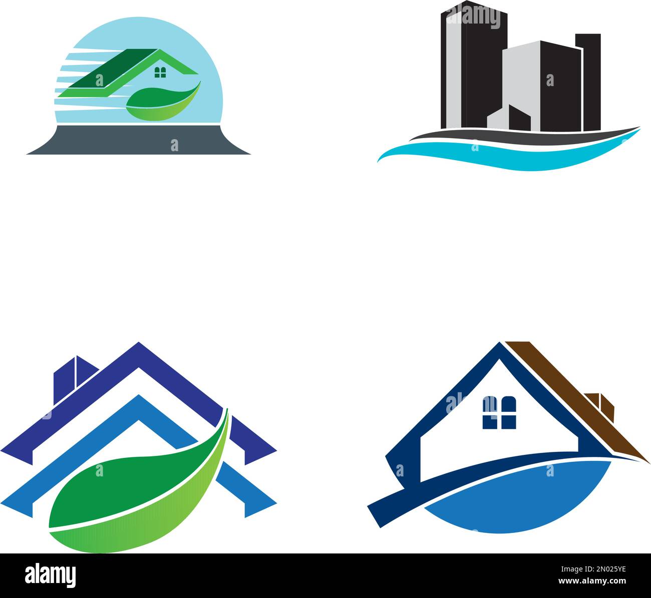 real estate logo vector illustration design Stock Vector Image & Art ...
