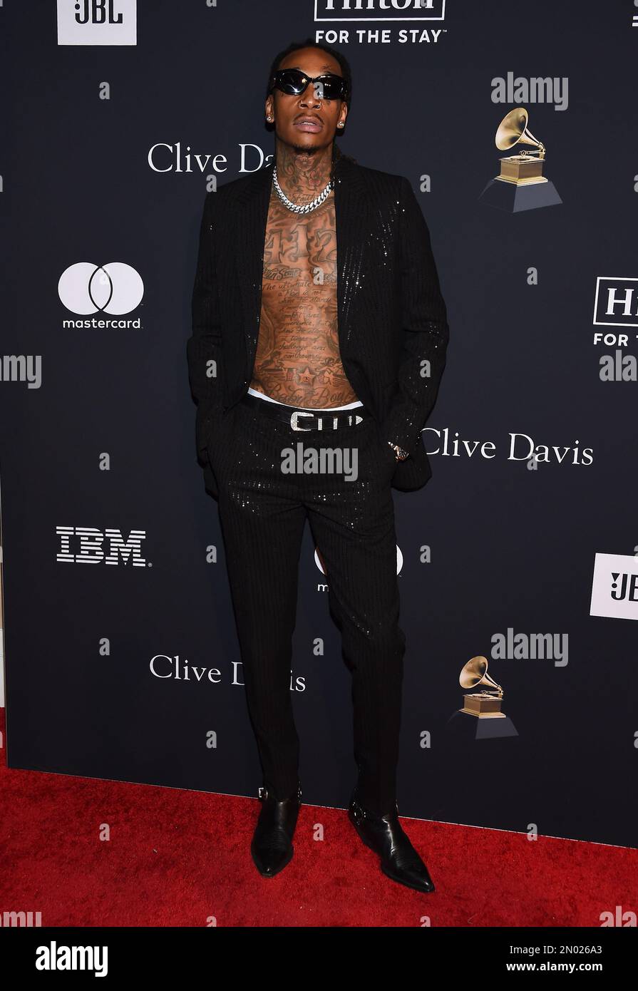 Beverly Hills, USA. 4th Feb 2023. Wiz Khalifa arriving at the 2023 Pre