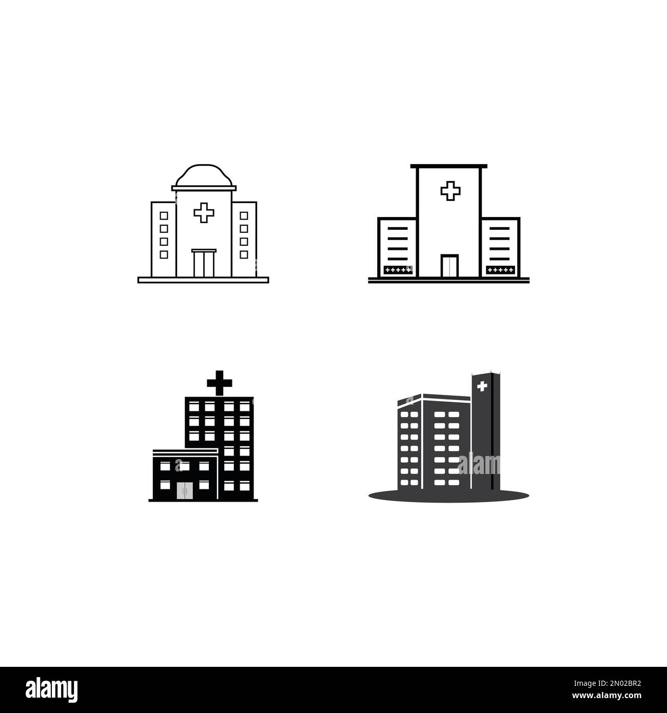medical hospital logo vector illustration design Stock Vector Image ...