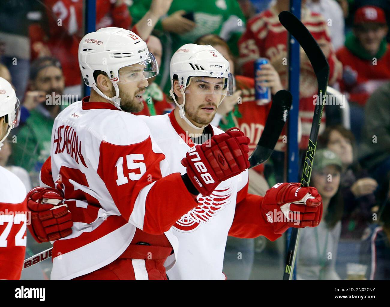 Detroit Red Wings defenseman Brendan Smith (2) during the NHL game Stock  Photo - Alamy