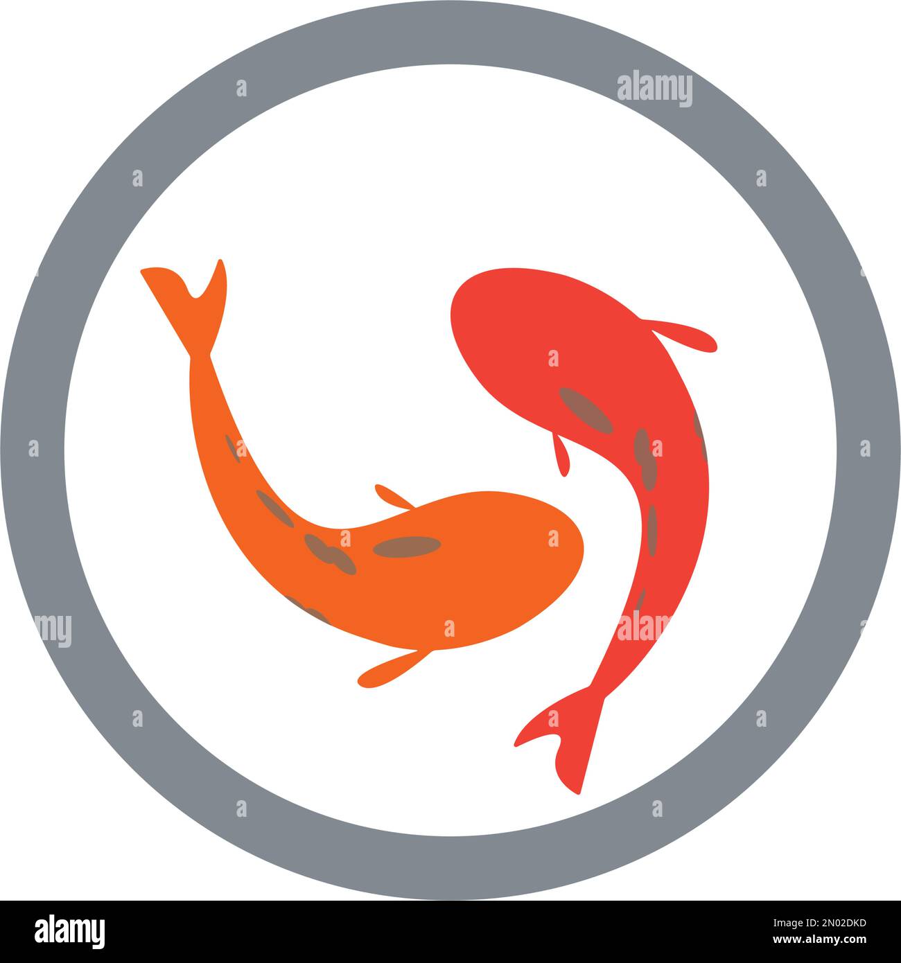 fish icon vector template design illustration and background Stock Vector