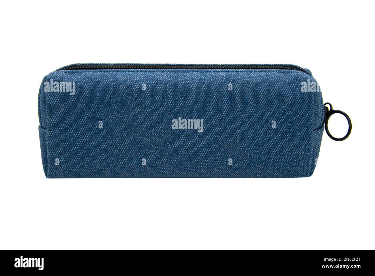 Long pencil pen case container isolated on the white background Stock Photo
