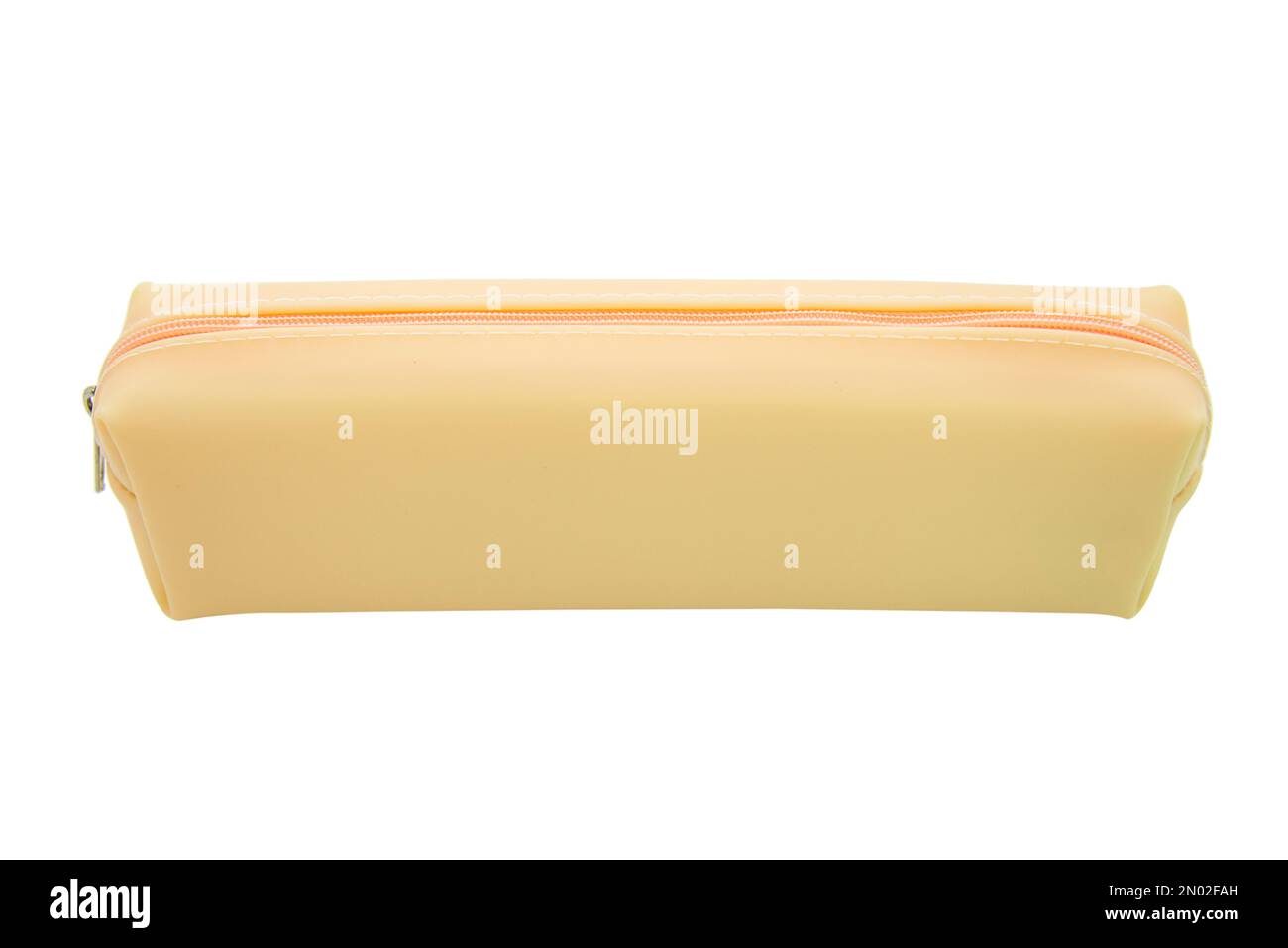 Long pencil pen case container isolated on the white background Stock Photo