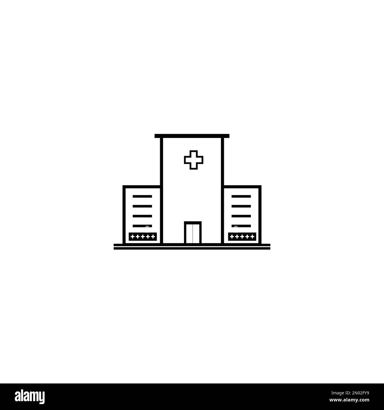 medical hospital logo vector illustration design Stock Vector