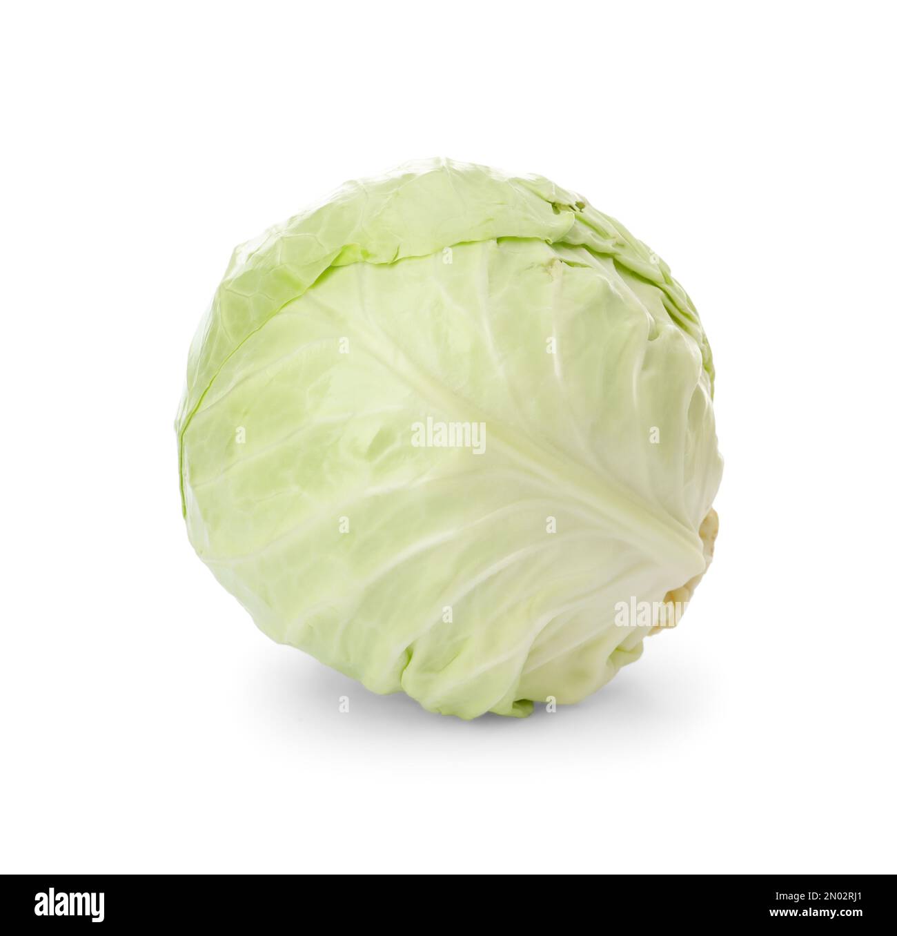 Whole fresh ripe cabbage isolated on white Stock Photo Alamy