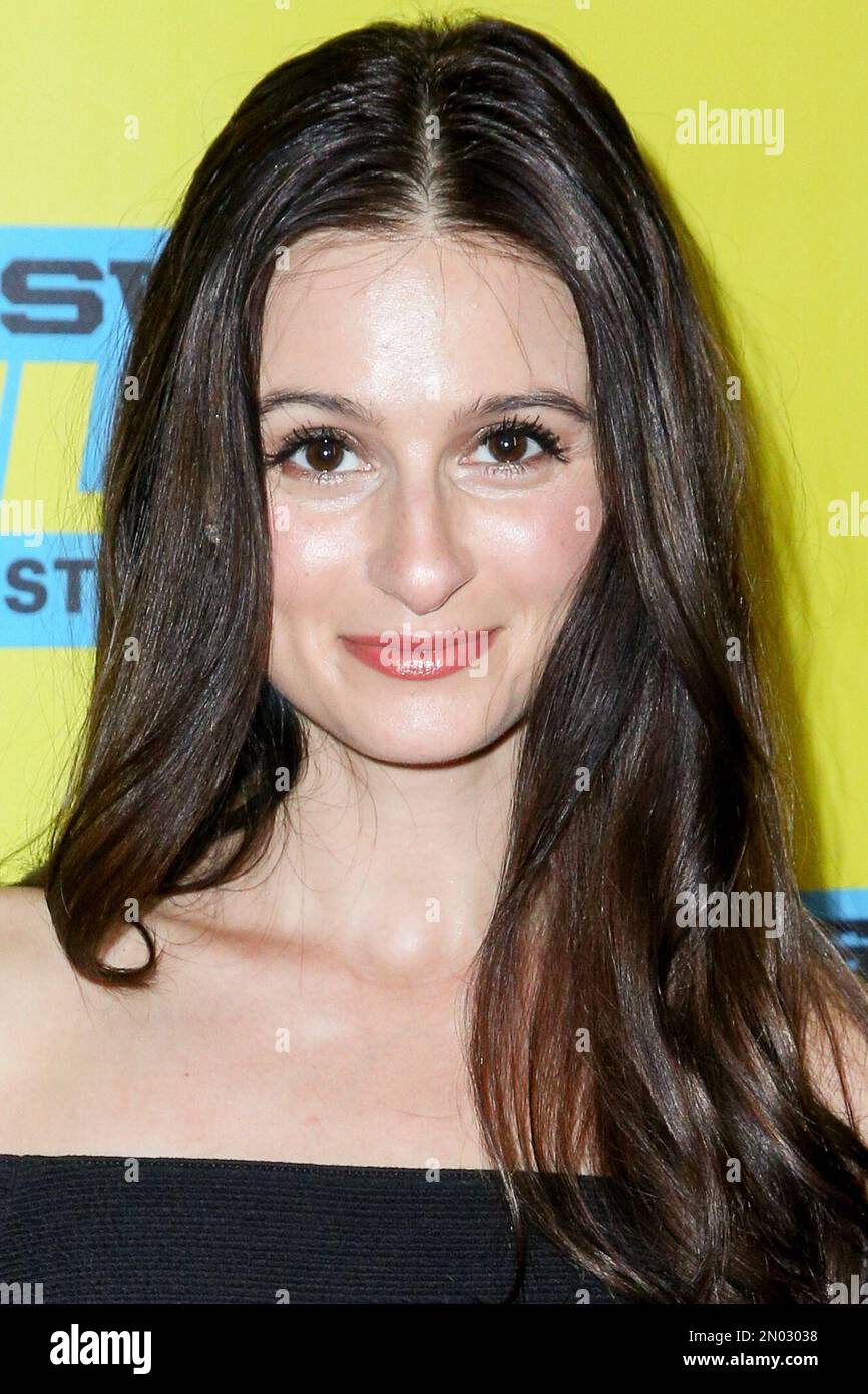 Melanie Papalia arrives at the screening of "You Me Her" during South