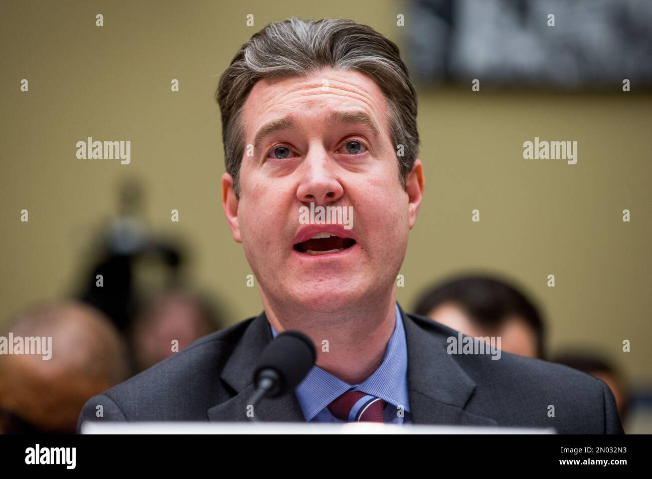 Former Flint Mayor Dayne Walling testifies before the House Oversight