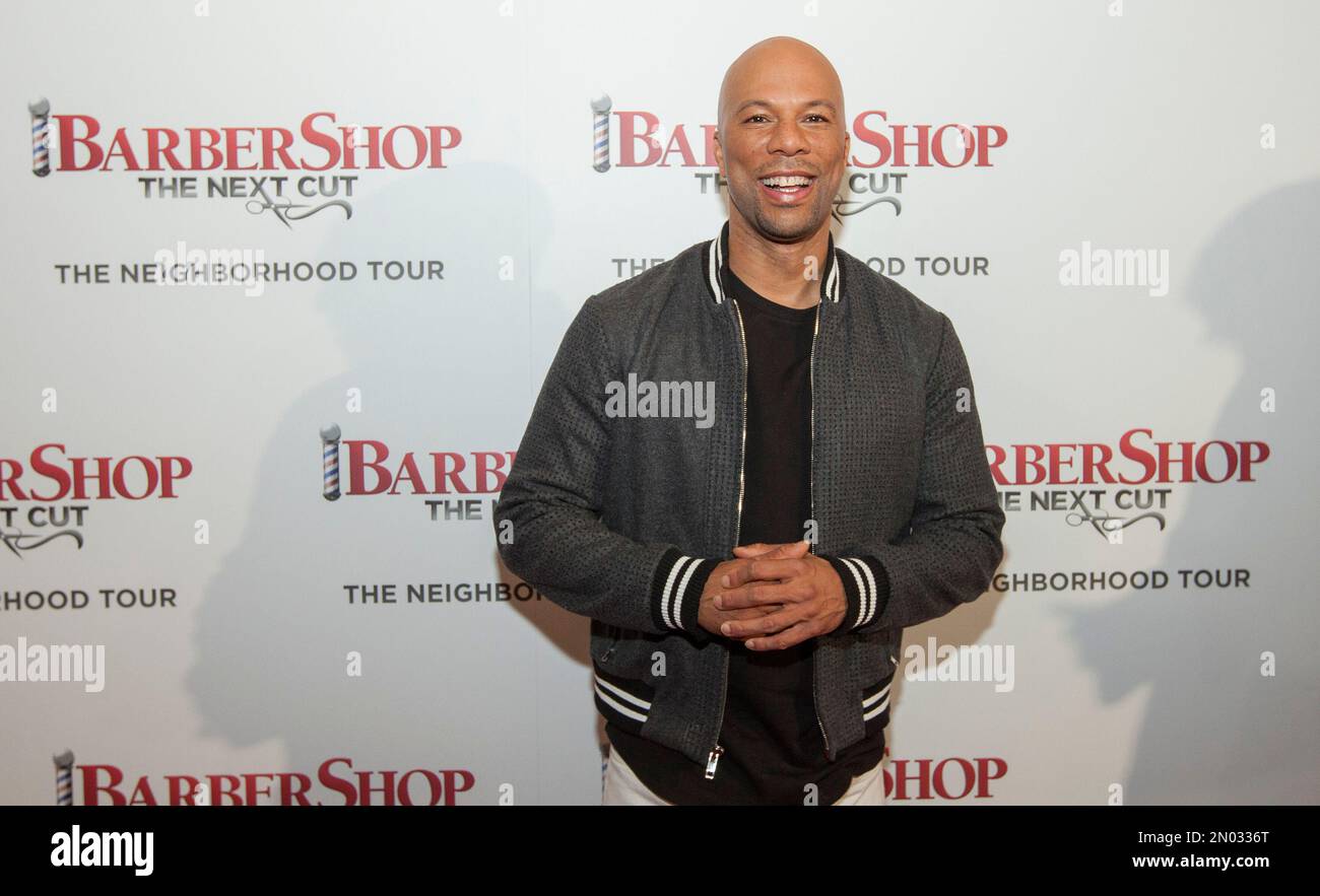 Actor and rapper Common at the Chicago premiere of Barbershop: The Next ...