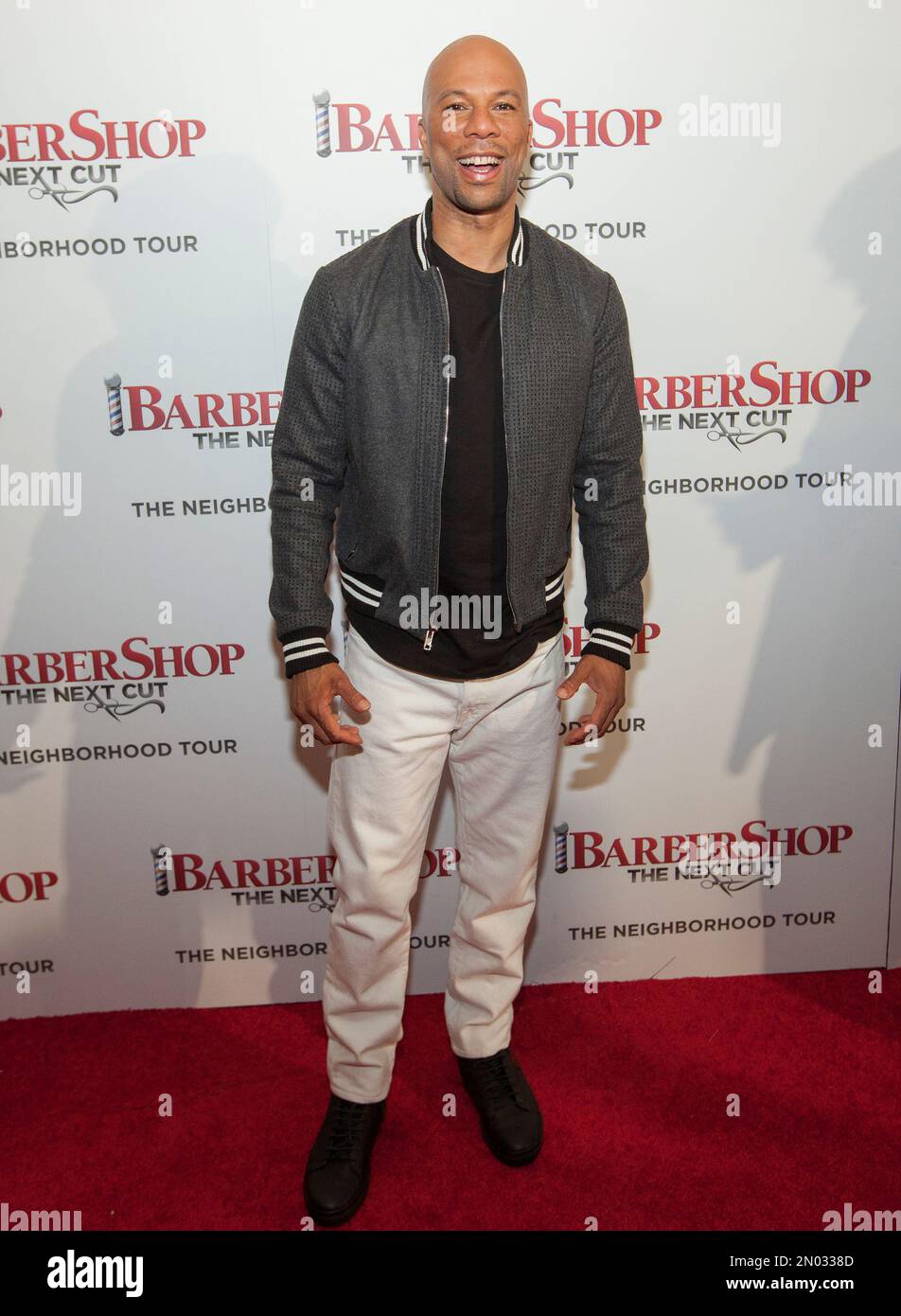 Actor and rapper Common at the Chicago premiere of Barbershop: The Next ...