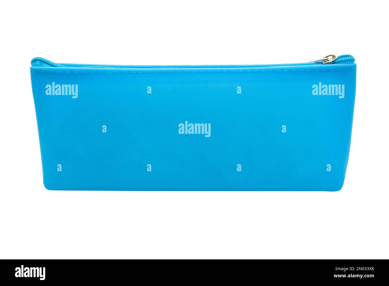 Long pencil pen case container isolated on the white background Stock Photo