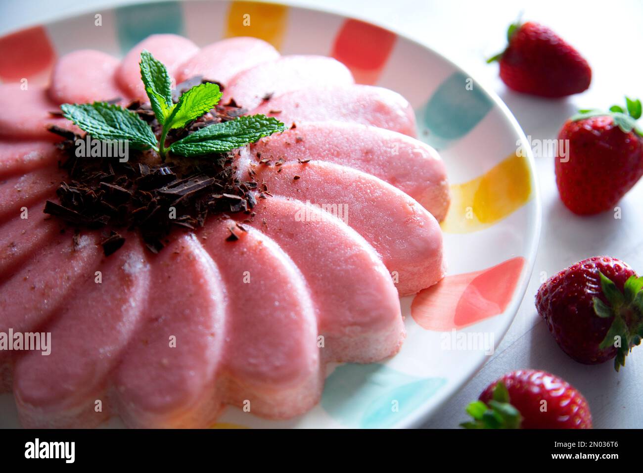 Red Bavarian. Bavarian cream, crème bavaroise or simply bavarois is a ...