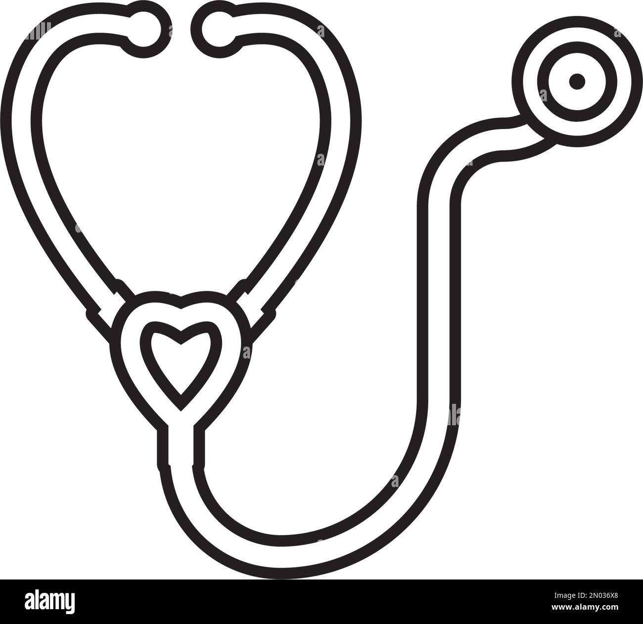 stethoscope icon vector design illustration Stock Vector Image & Art