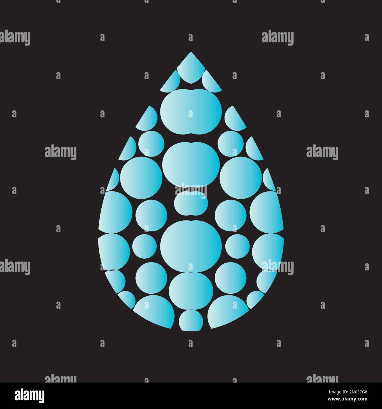 water drop icon vector illustration logo design Stock Vector Image ...