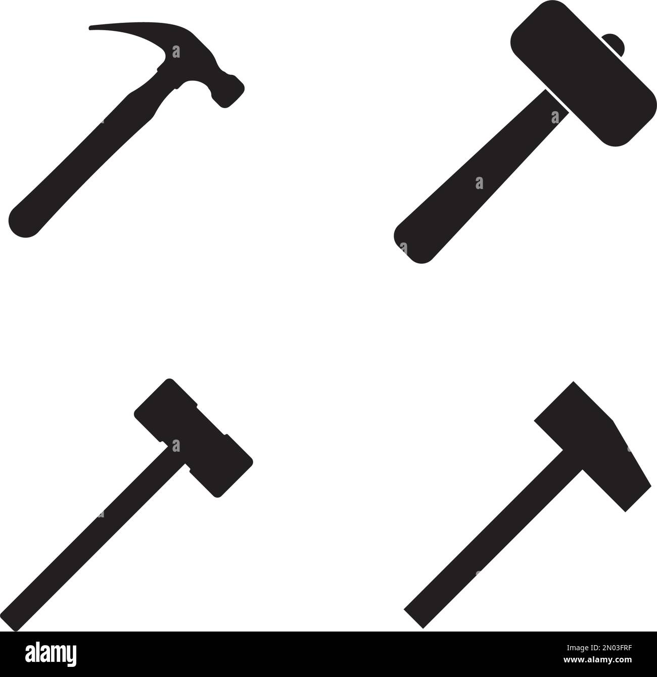 Hammer icon vector design illustration Stock Vector Image & Art Alamy