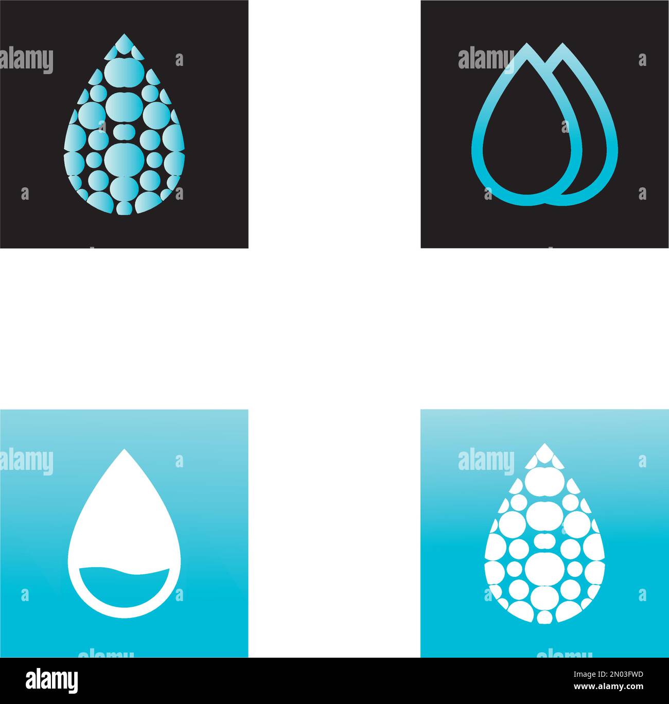 water drop icon vector illustration logo design Stock Vector Image ...