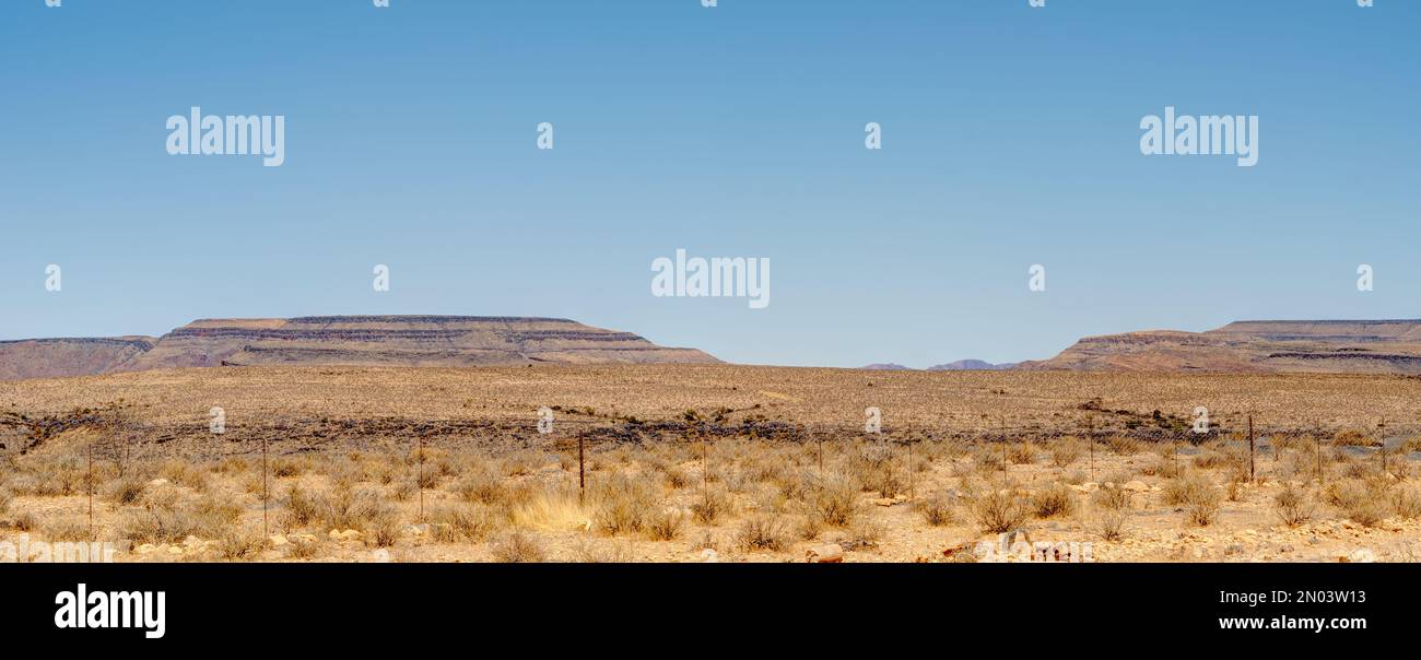 C19 Road in Namibia, near Tsaris Pass Stock Photo