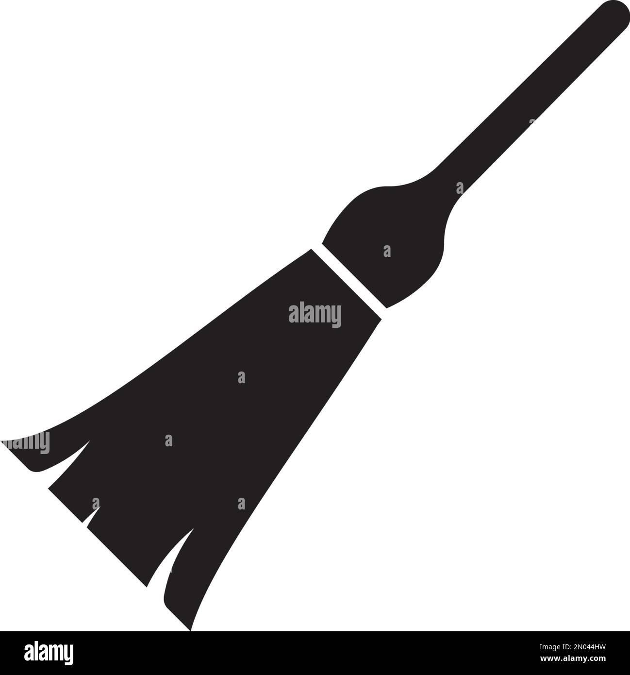 broom logo vector illustration design template Stock Vector Image & Art