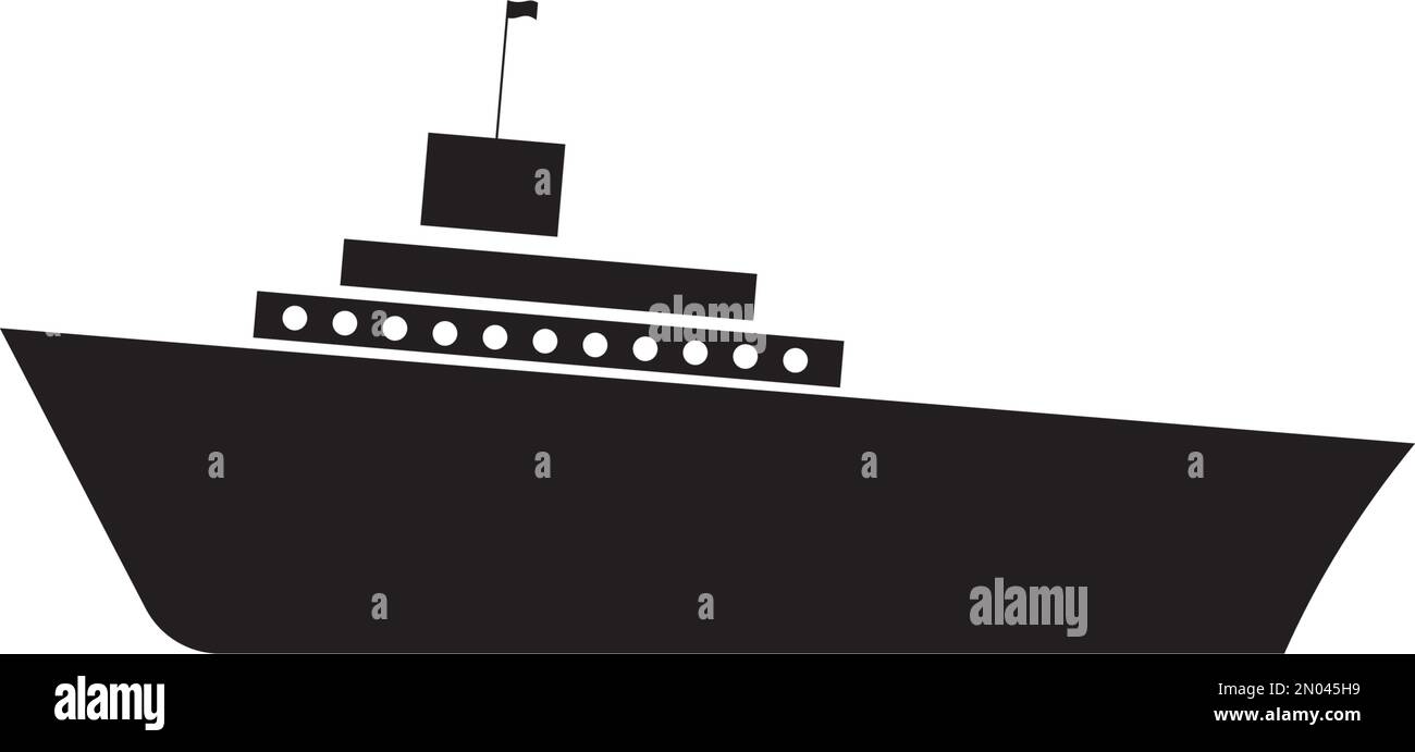 cruise ship icon vector illustration design template Stock Vector Image ...