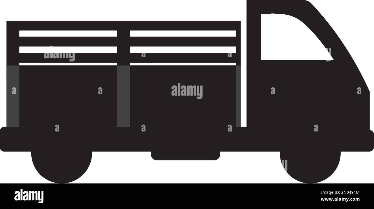 Truck delivery logo vector design illustration and background Stock ...