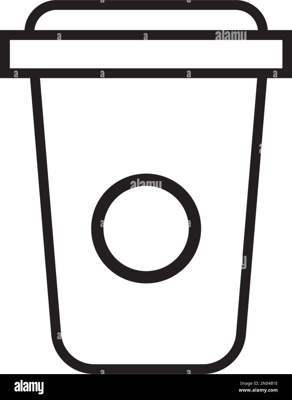 Trash Can icon vector design illustration Background Stock Vector Image