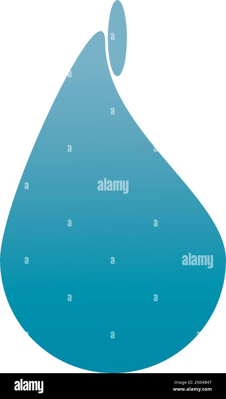 water drop logo vector illustration design Stock Vector Image & Art - Alamy