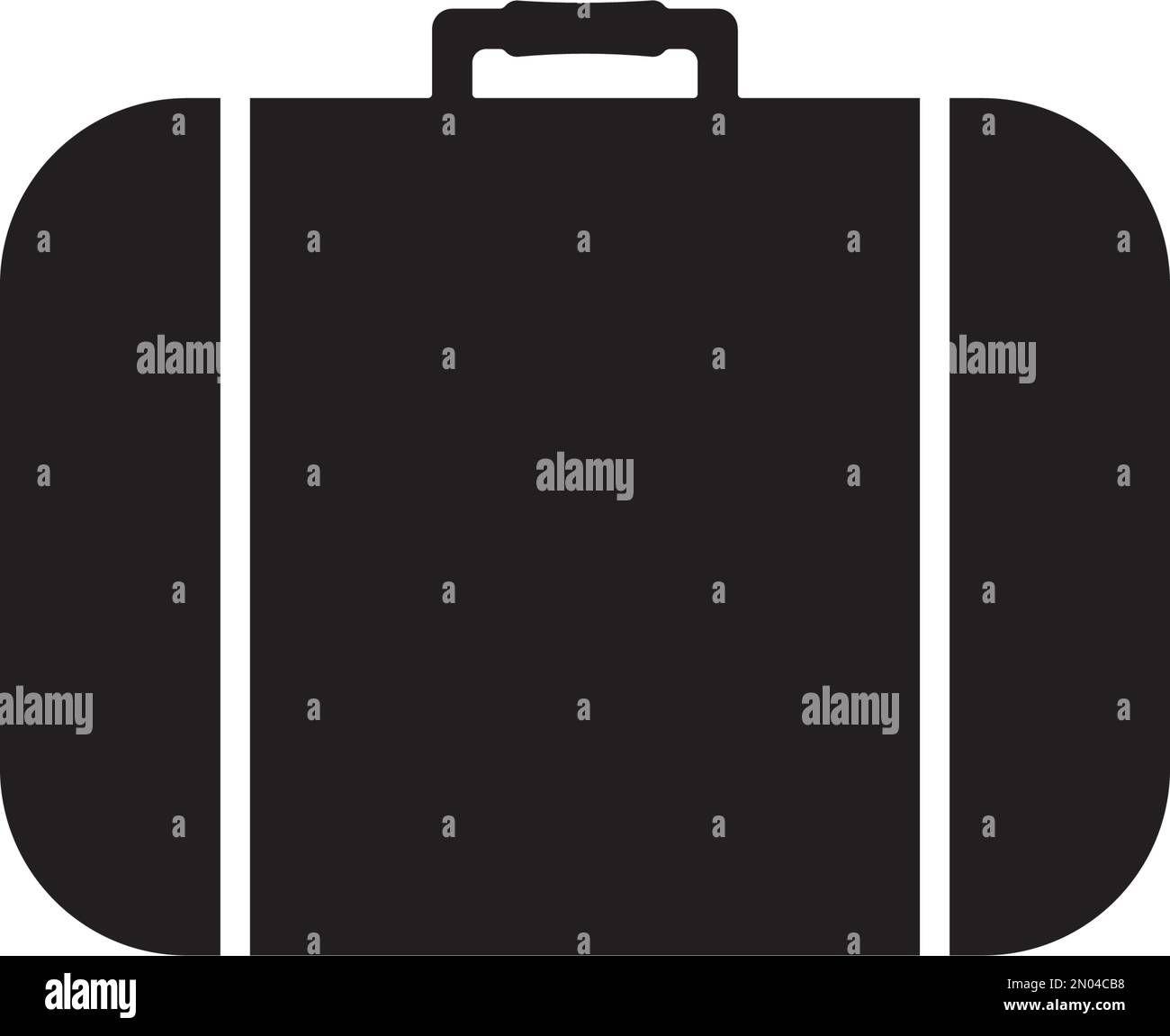 Black suitcase belt Stock Vector Images Alamy