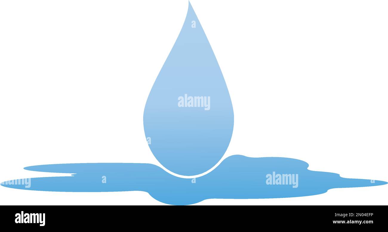 water drop logo vector illustration design Stock Vector Image & Art - Alamy