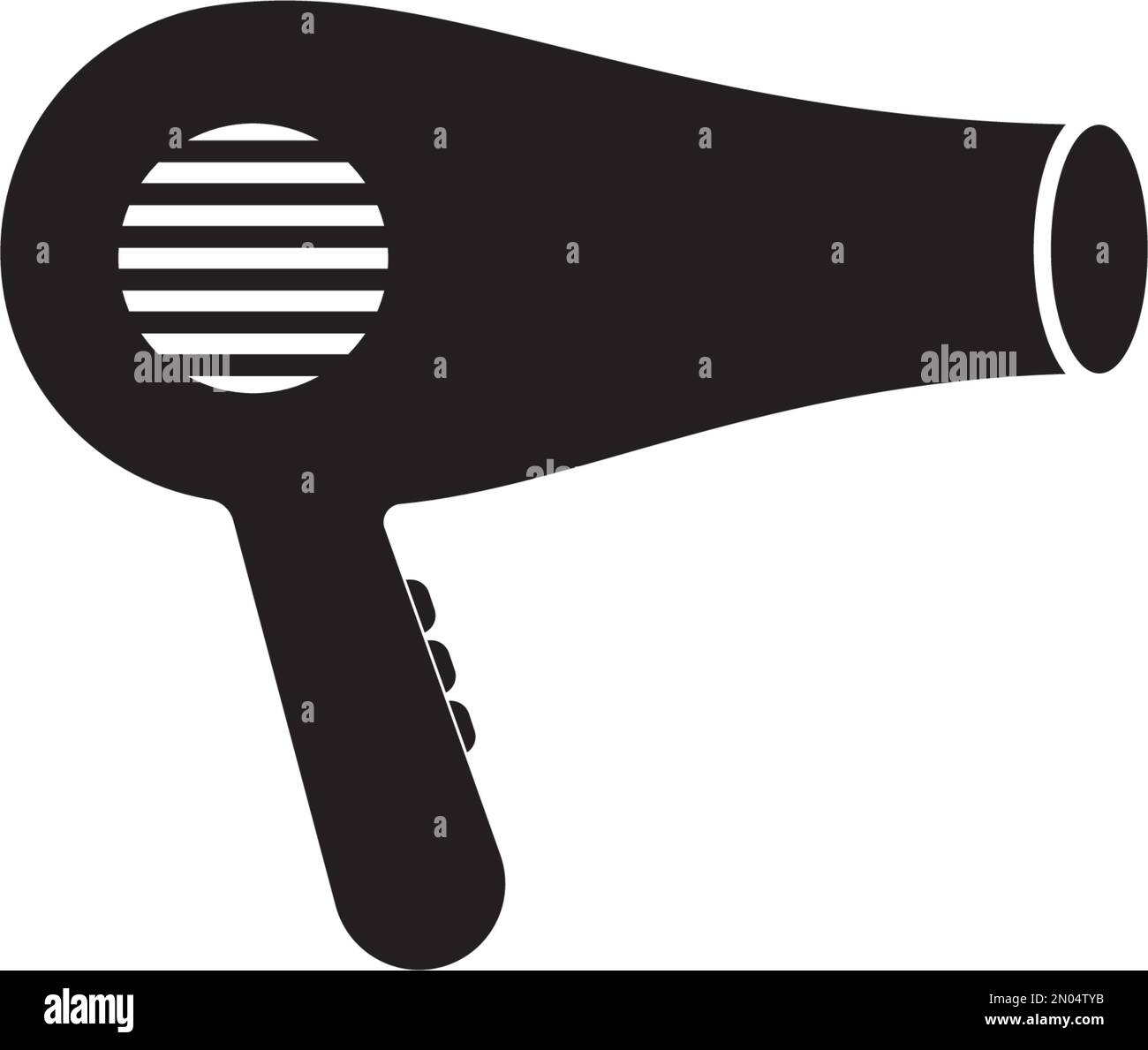 Hair dryer logo vector design illustration background Stock Vector Image &  Art - Alamy