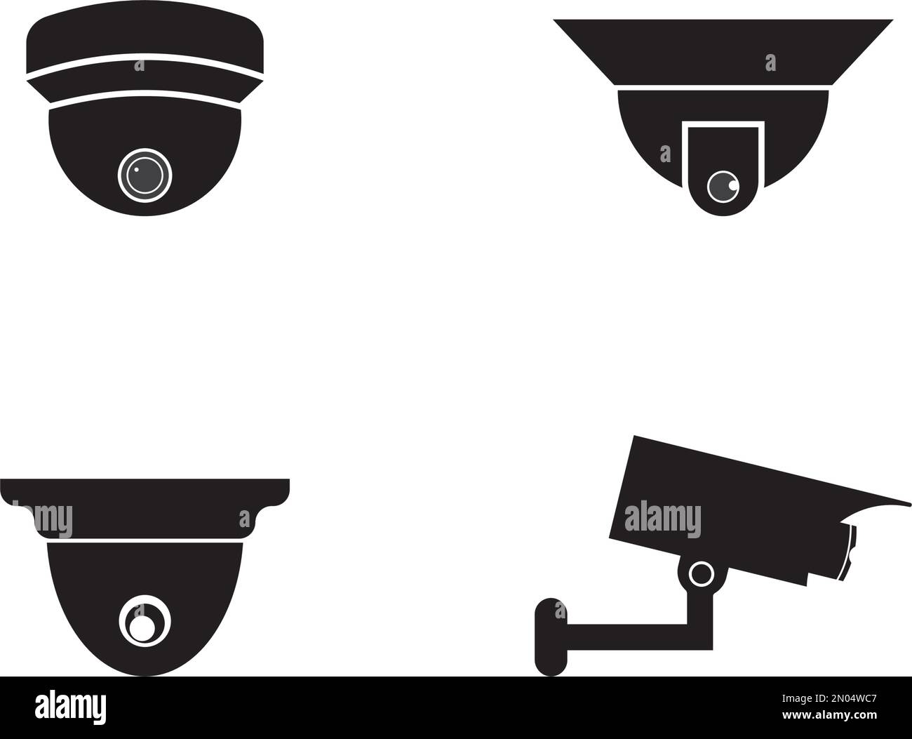 CCTV icon vector illustration design template Stock Vector