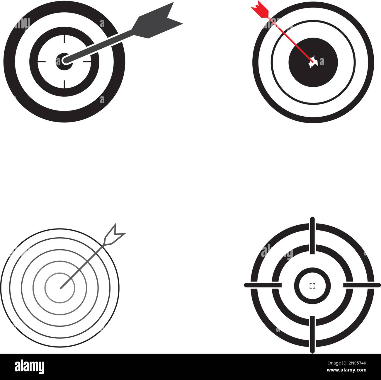 Target icon symbol vector,design background Stock Vector Image & Art ...