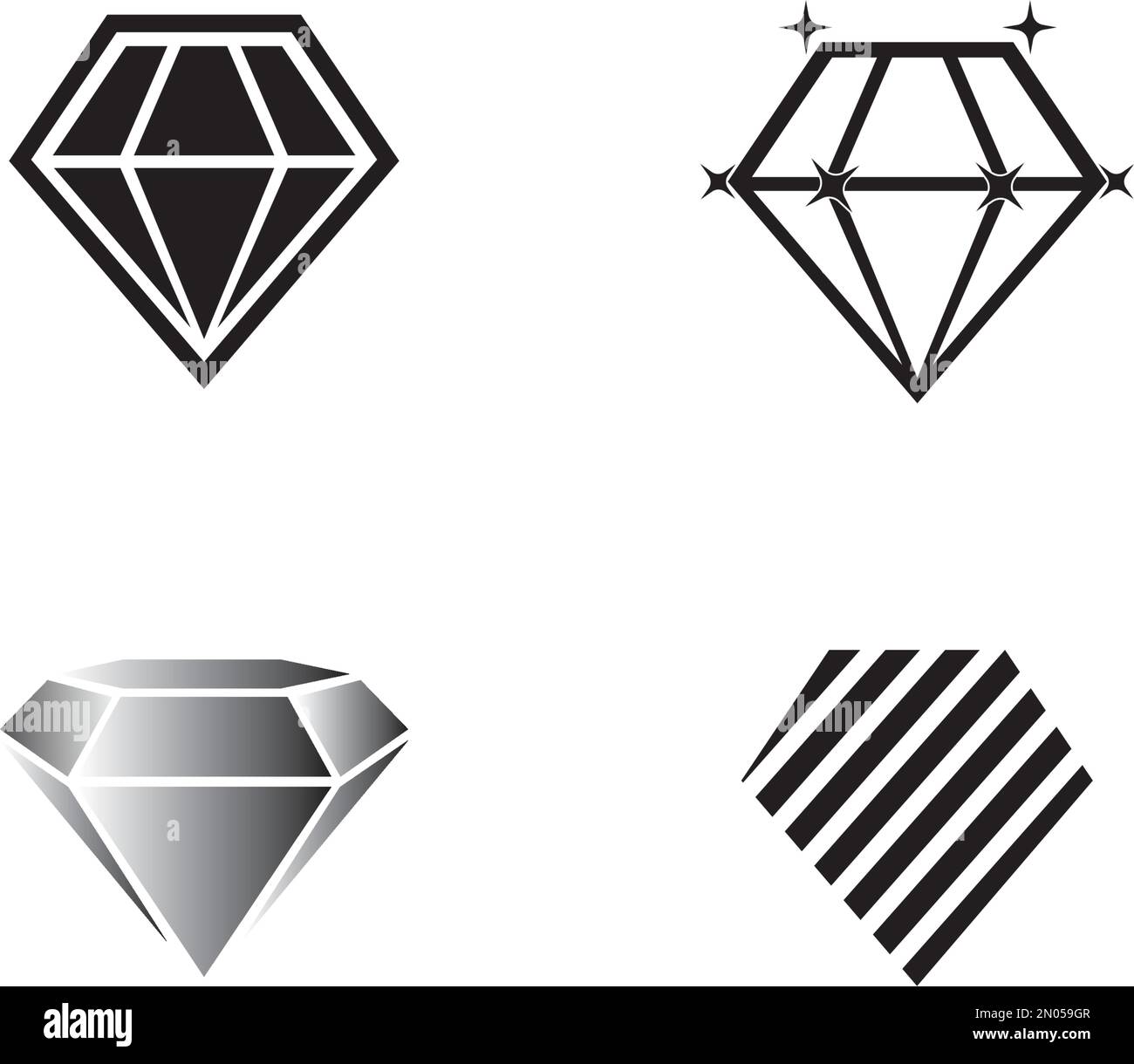 Diamond logo vector design template illustration Stock Vector Image ...