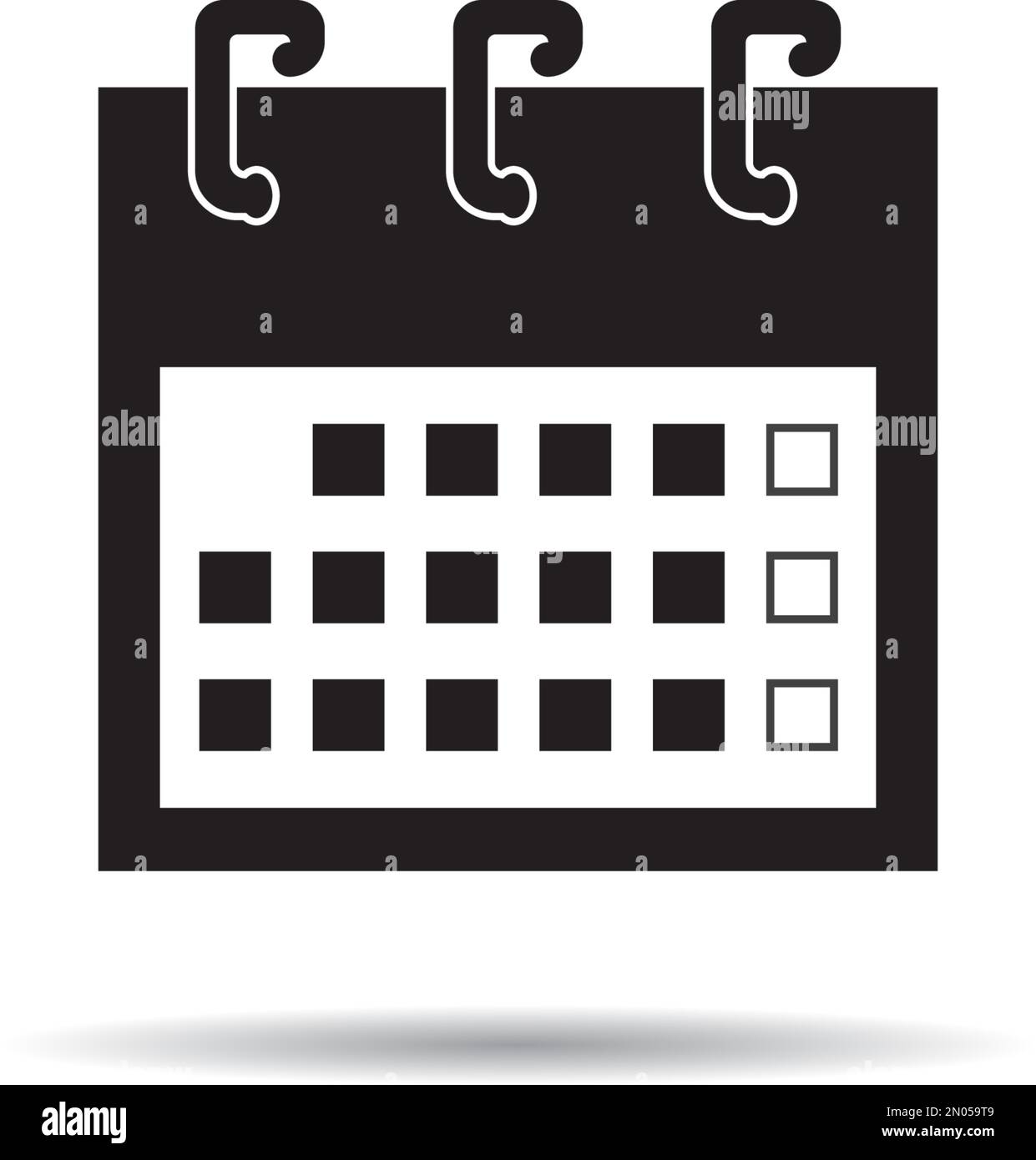 Calendar icon vector design illustration,background Stock Vector Image ...