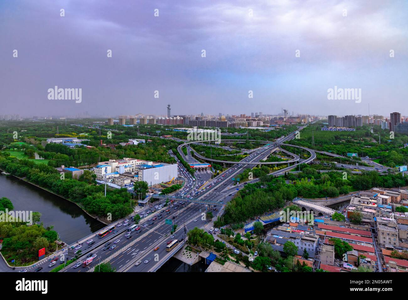 Urban overpasses Stock Photo