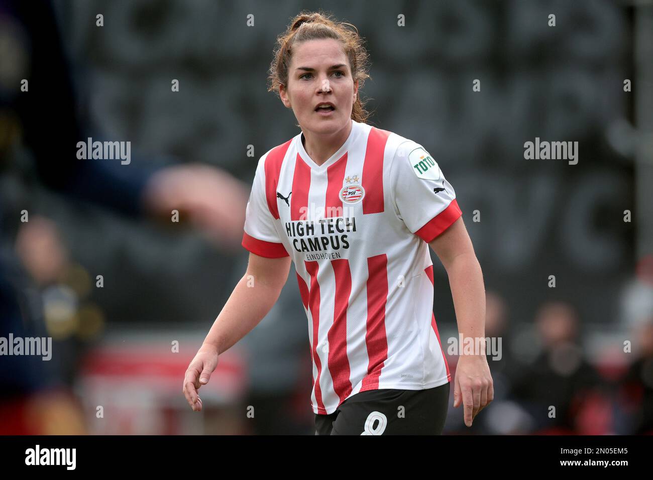 EINDHOVEN - Siri Worm of PSV V1 during the Dutch Eredivisie women's match between PSV and Ajax at PSV Campus De Herdgang on February 5, 2023 in Eindhoven, Netherlands. AP | Dutch Height | Jeroen Putmans Stock Photo