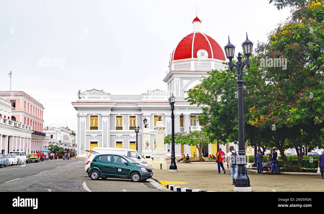 Panoramic view of Cienfuegos, Republic of Cuba Stock Photo