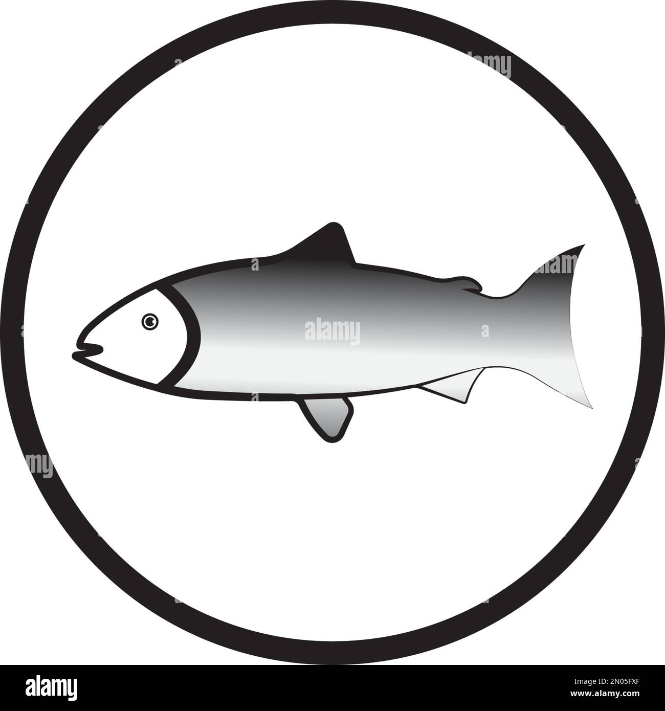 Salmon Fish Icon Vector Illustration Design Stock Vector Image Art download-ai-generated-salmon-fish-royalty-free-stock-illustration