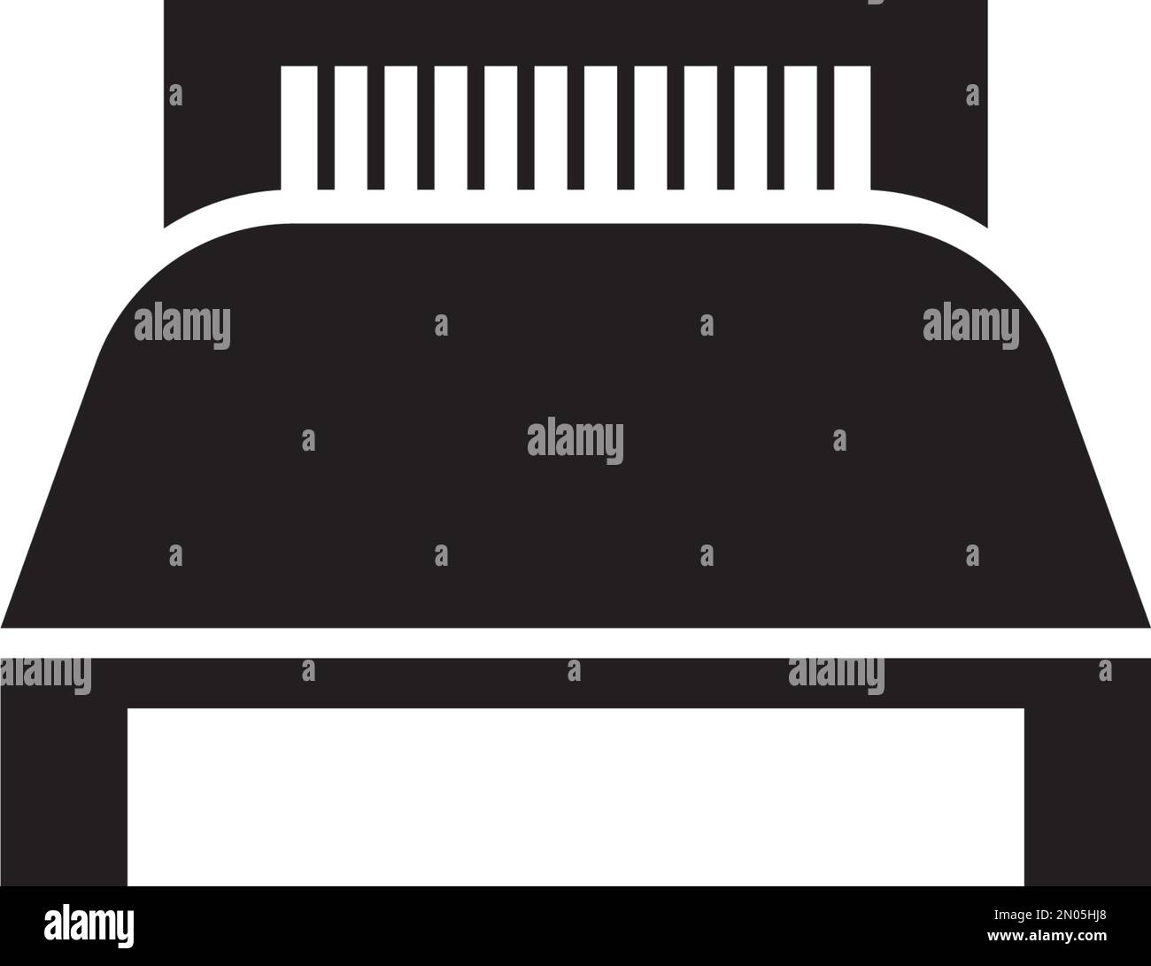 Bed icon vector,design illustration template Stock Vector Image & Art ...