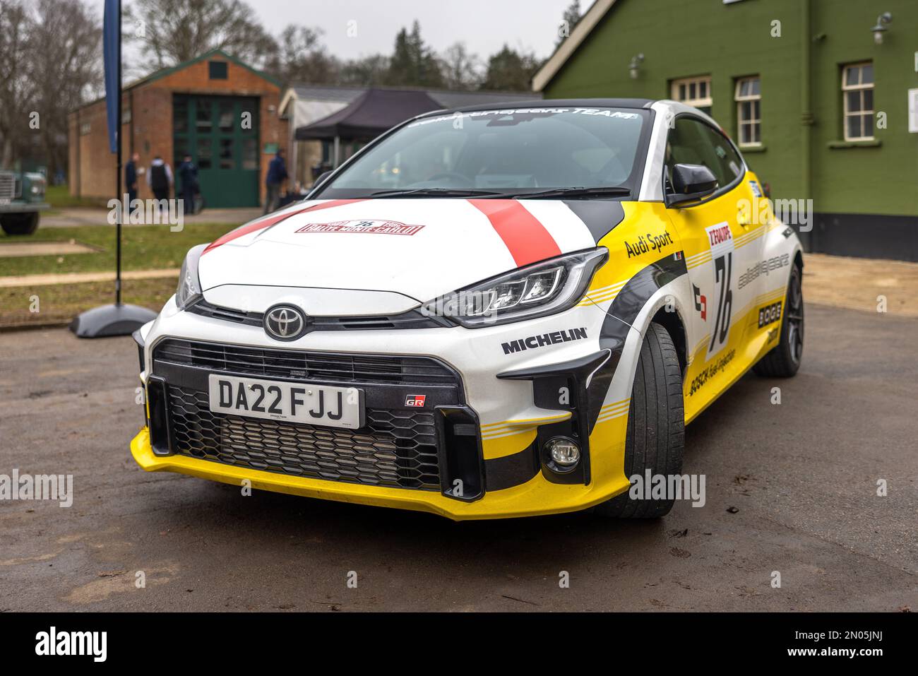 Toyota Yaris GR Circuit, on display at the Japanese Assembly held at ...