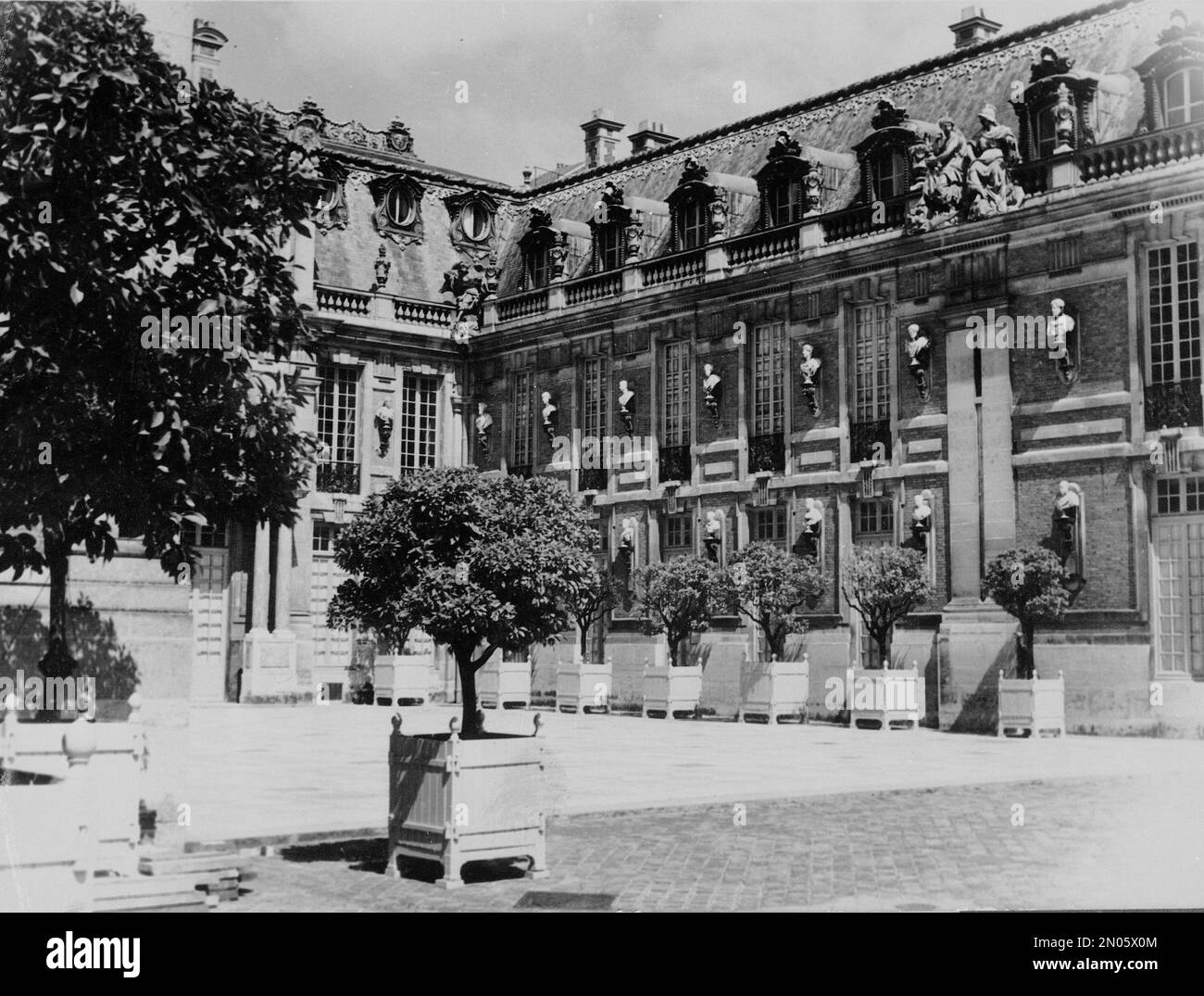 The famous Palace of Kings at Versaille, outside of Paris, France, is