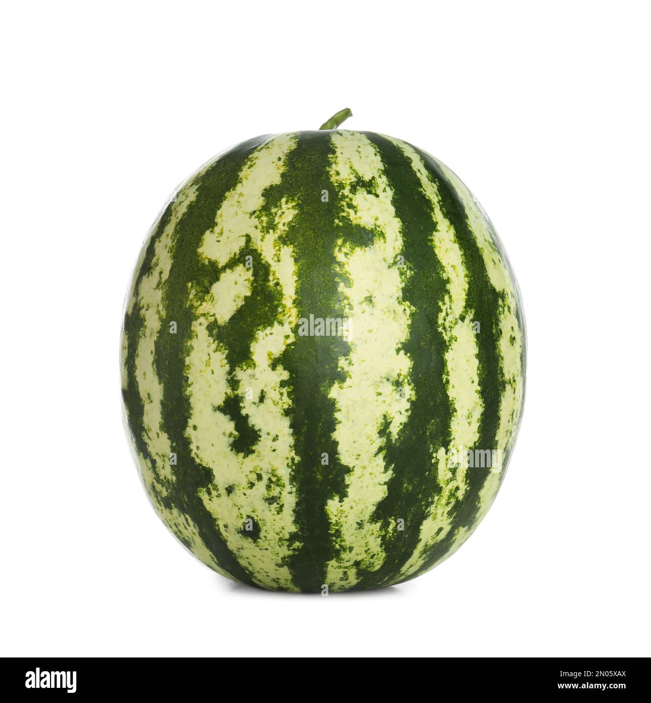 Delicious ripe whole watermelon isolated on white Stock Photo - Alamy