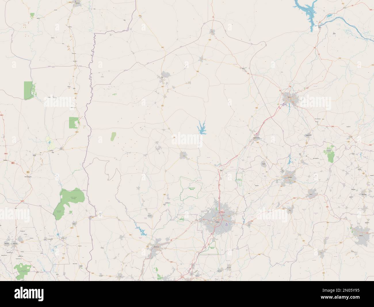 Map of oyo state hi res stock photography and images alamy